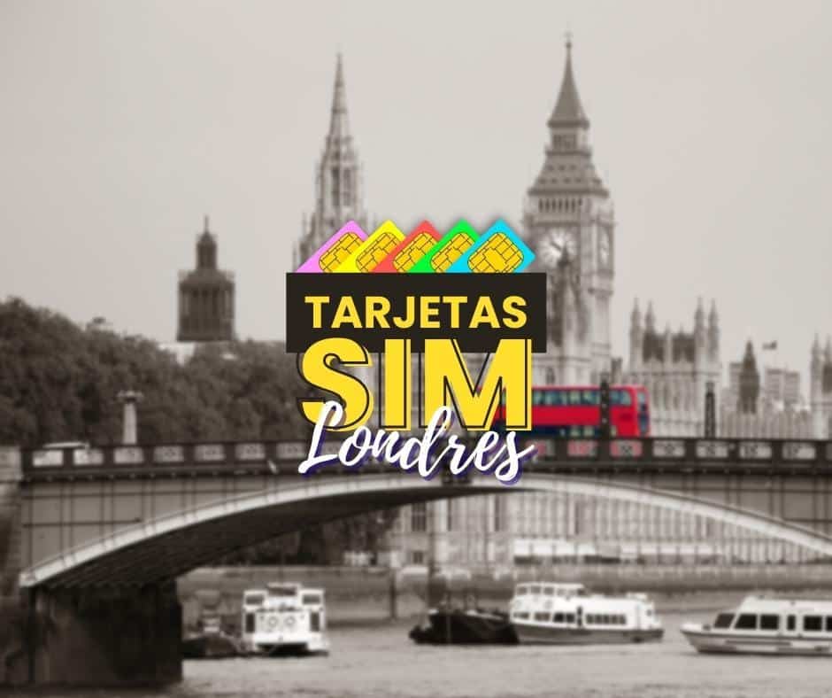 Tarjeta SIM en Londres lista para usar en un teléfono móvil