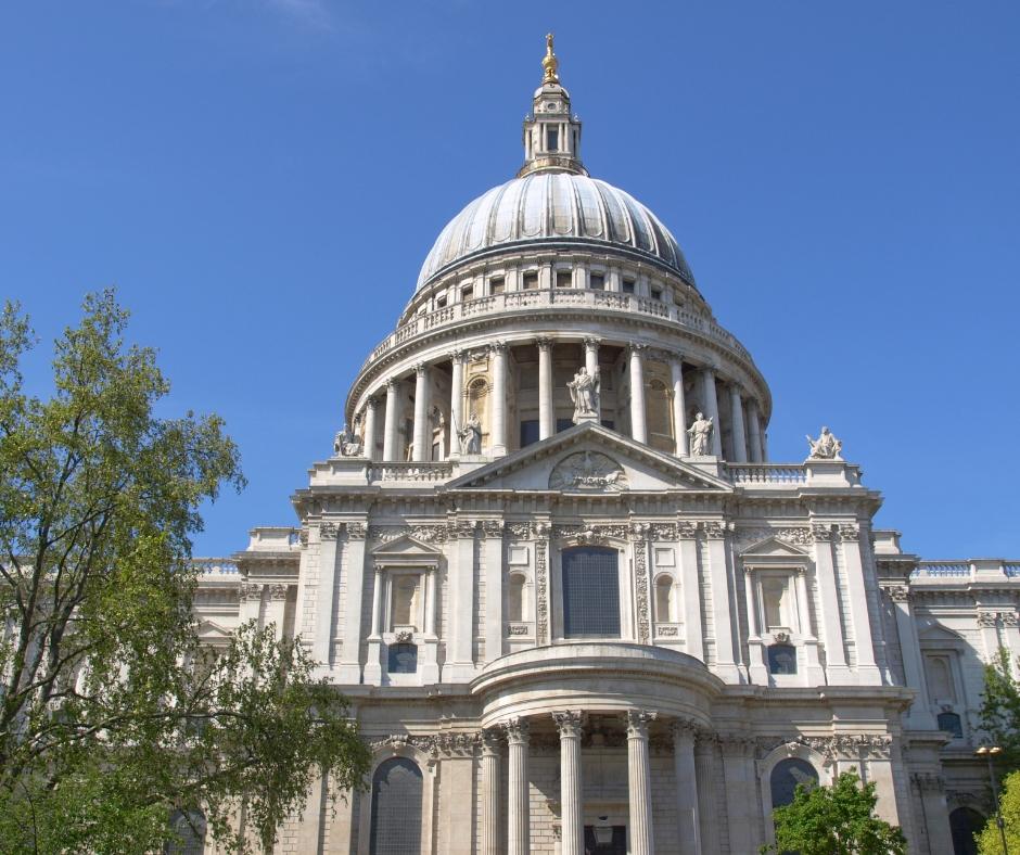 Vista de la Catedral de San Pablo en Londres.