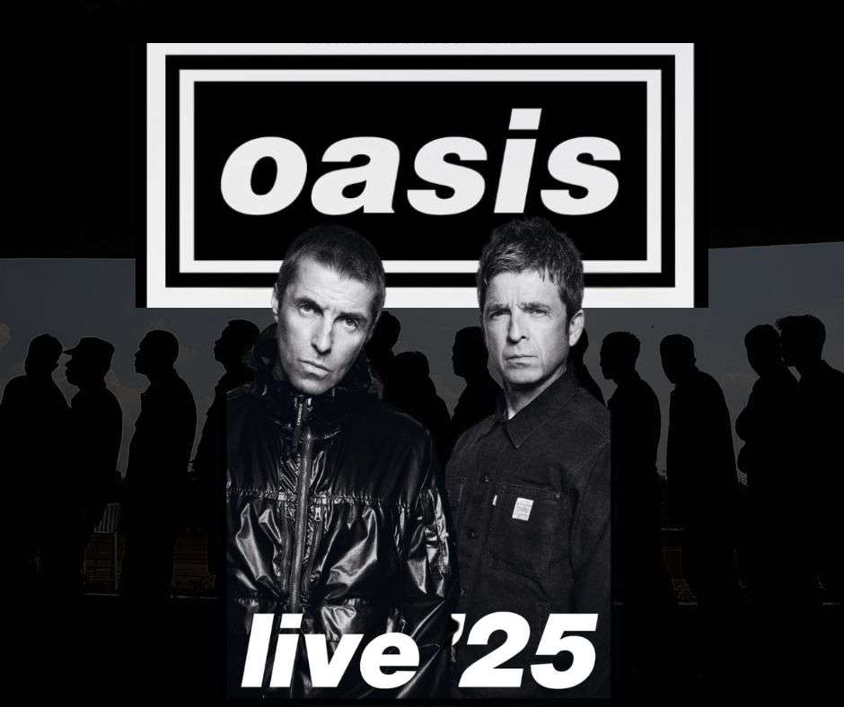 Poster del concierto de Oasis 2025