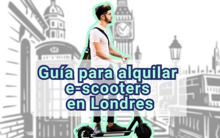 Scooters eléctricos en Londres en áreas céntricas y zonas turísticas